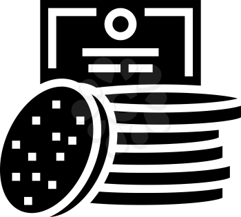 face sponges glyph icon vector. face sponges sign. isolated contour symbol black illustration