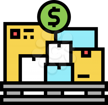 procurement service color icon vector. procurement service sign. isolated symbol illustration