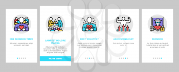 Values Human Life Onboarding Mobile App Page Screen Vector. Love And Friendship, Health And Strength, Safety And Tranquility, Success And Power People Values Illustrations