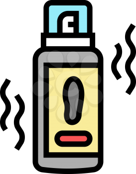 deodorant shoe care color icon vector. deodorant shoe care sign. isolated symbol illustration