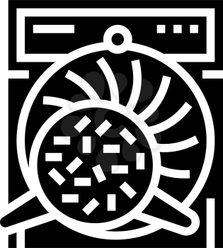 twisting tea glyph icon vector. twisting tea sign. isolated contour symbol black illustration