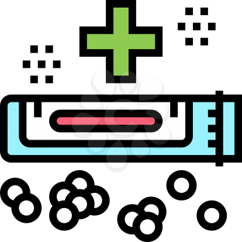 medical drug homeopathy color icon vector. medical drug homeopathy sign. isolated symbol illustration