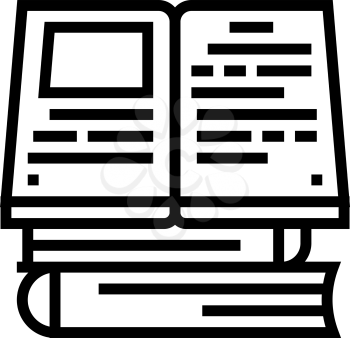 reading books mens leisure line icon vector. reading books mens leisure sign. isolated contour symbol black illustration