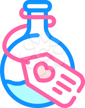 potion magical liquid color icon vector. potion magical liquid sign. isolated symbol illustration