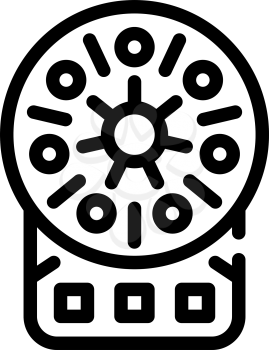 centrifuge laboratory equipment line icon vector. centrifuge laboratory equipment sign. isolated contour symbol black illustration