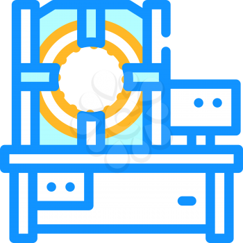 industrial crimping machine color icon vector. industrial crimping machine sign. isolated symbol illustration