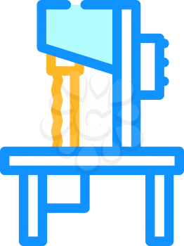bandsaw equipment color icon vector. bandsaw equipment sign. isolated symbol illustration