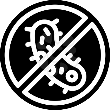 virus laboratory research glyph icon vector. virus laboratory research sign. isolated contour symbol black illustration