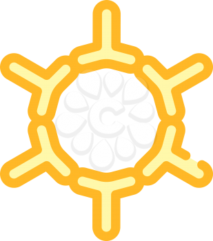varicella zoster virus color icon vector. varicella zoster virus sign. isolated symbol illustration