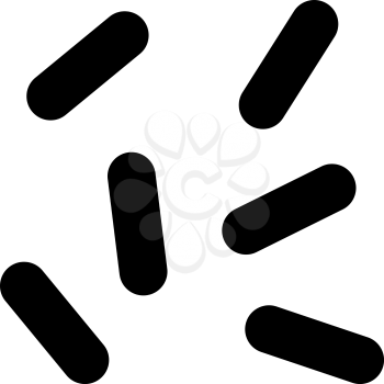 haemophilus influenzae glyph icon vector. haemophilus influenzae sign. isolated contour symbol black illustration
