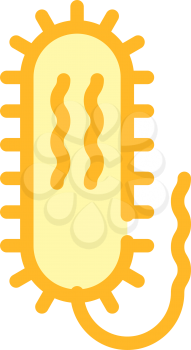 vibrio cholerae color icon vector. vibrio cholerae sign. isolated symbol illustration