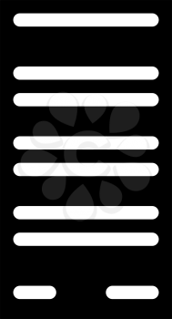 lottery card glyph icon vector. lottery card sign. isolated contour symbol black illustration