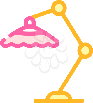 beach umbrella color icon vector. beach umbrella sign. isolated symbol illustration