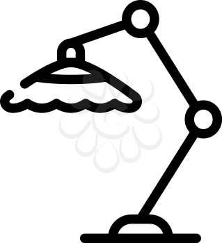 beach umbrella line icon vector. beach umbrella sign. isolated contour symbol black illustration