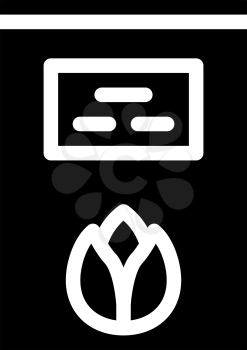 grain sprouts glyph icon vector. grain sprouts sign. isolated contour symbol black illustration