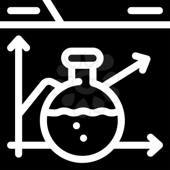 laboratory seo optimization glyph icon vector. laboratory seo optimization sign. isolated contour symbol black illustration