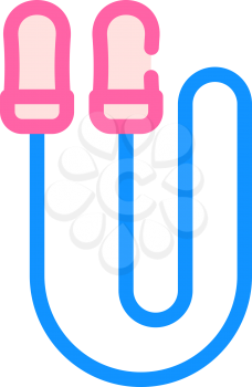 earplugs tool color icon vector. earplugs tool sign. isolated symbol illustration