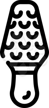 manual callus remover line icon vector. manual callus remover sign. isolated contour symbol black illustration