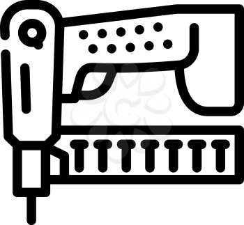 neiler tool line icon vector. neiler tool sign. isolated contour symbol black illustration