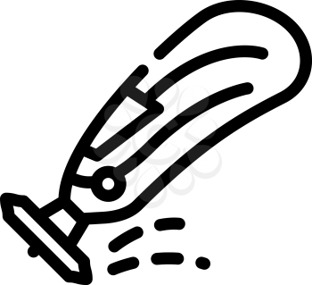 engraver multifunctional tool line icon vector. engraver multifunctional tool sign. isolated contour symbol black illustration