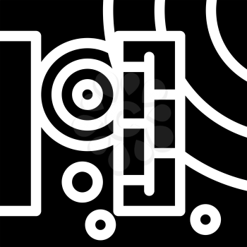 store heatmap glyph icon vector. store heatmap sign. isolated contour symbol black illustration
