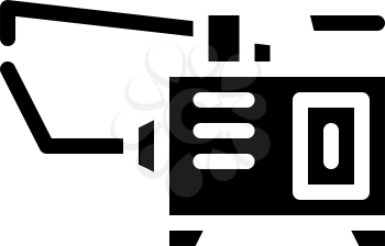 spot welding glyph icon vector. spot welding sign. isolated contour symbol black illustration