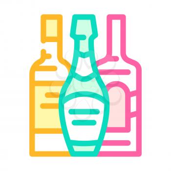 alcohol drink department color icon vector. alcohol drink department sign. isolated symbol illustration