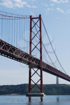 Royalty Free Photo of Salazar Bridge in Lisbon, Portugal