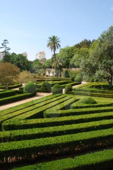 Royalty Free Photo of the Ajuda Garden in Lisbon, Portugal