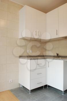 Royalty Free Photo of a Modern Kitchen Apartment