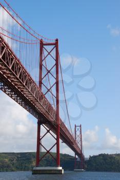 Royalty Free Photo of Salazar Bridge in Lisbon, Portugal