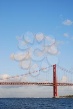 Royalty Free Photo of Salazar Bridge in Lisbon, Portugal