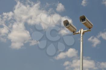 Royalty Free Photo of a Security Camera