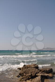 Royalty Free Photo of a Beach in Kos, Greece 