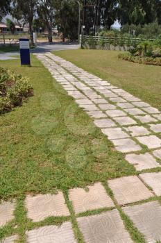 Royalty Free Photo of a Stone Walkway