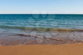 Royalty Free Photo of a Beach in Albufeira, Portugal