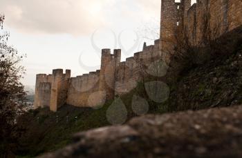 Royalty Free Photo of the Templar Church at the Convent of Christ in Tomar, Portugal