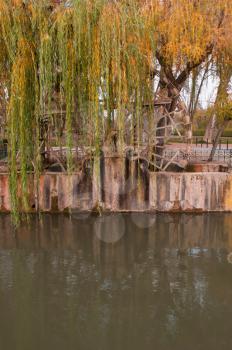 Royalty Free Photo of a Watermill Structure in Tomar, Portugal