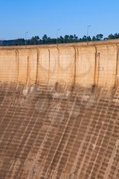 Royalty Free Photo of Castelo de Bode Dam in Tomar, Portugal