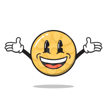 Royalty-free clipart image of an emoji