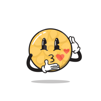 Royalty-free clipart image of an emoji