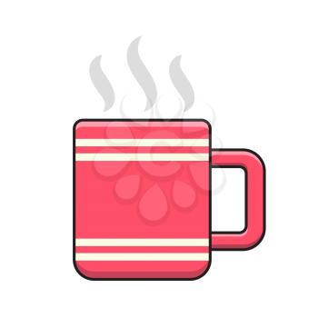 Royalty-Free Clipart Image of a Mug