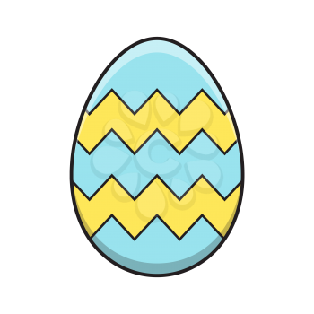 Royalty-Free Clipart Image of an Easter Egg