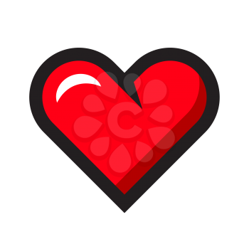 Royalty-Free Clipart Image of a Heart