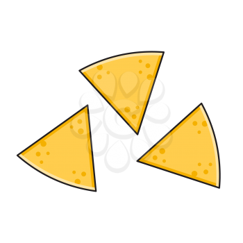 Royalty-Free Clipart Image of Tortillas. Part of a Cinco-de-Mayo set.