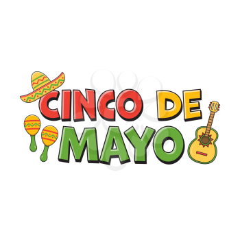 Royalty-Free Clipart Image of a Cinco-de-Mayo Poster