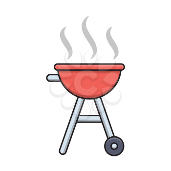 Royalty-free Clipart Image of a BBQ
