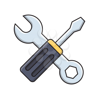 Royalty-free Clipart Image of Tools