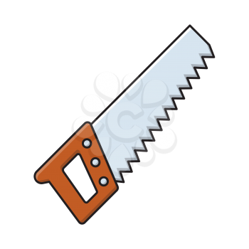 Royalty-free Clipart Image of a Saw