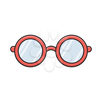 Royalty-free Clipart Image of Glasses